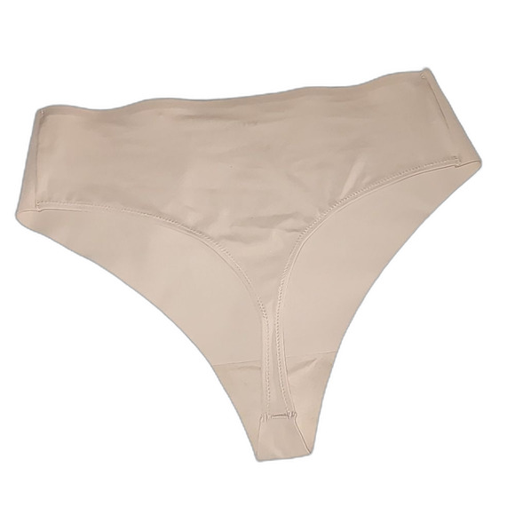 Miraclesuit Tan High-Waisted Seamless Thongs Bottoms Size XL - Picture 2 of 3